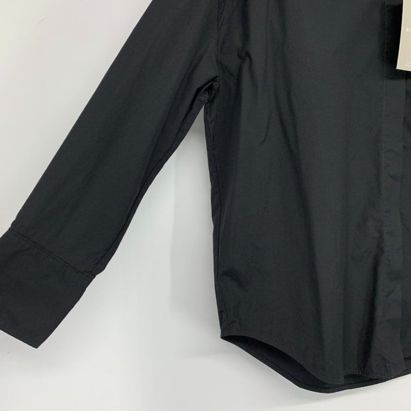 Everlane Shirt Black Oversized Poplin Button Down Long Sleeve NWT - Picture 5 of 12